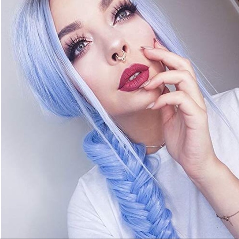 🥶 VALENCIA 24” Blu LaceFront Wig 🦄